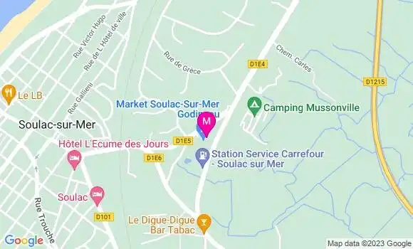 Localisation Carrefour Market