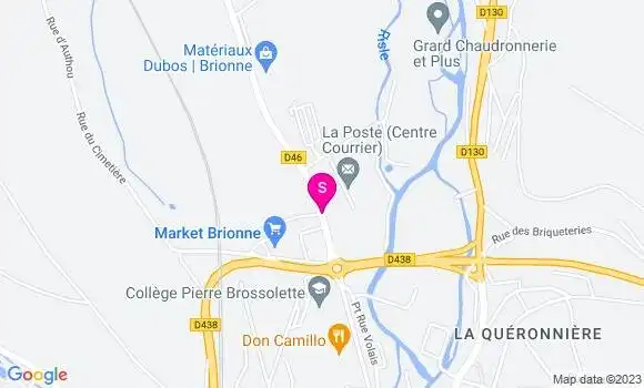 Localisation Carrefour Market