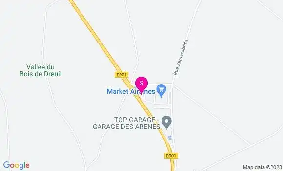 Localisation Carrefour Market
