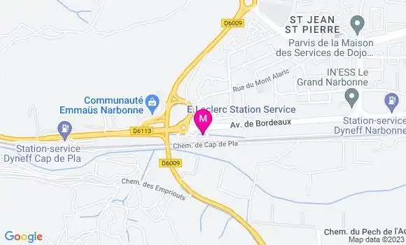 Localisation Station Leclerc