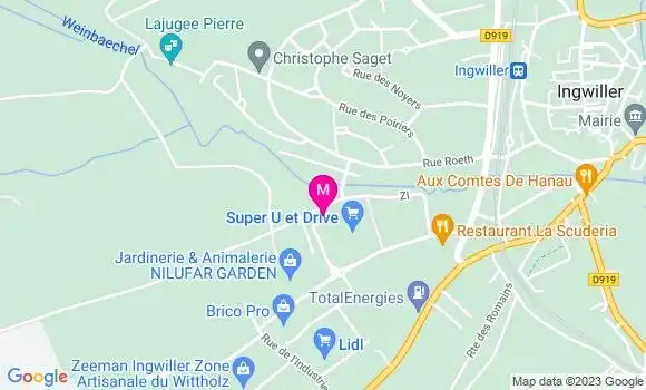 Localisation Station U