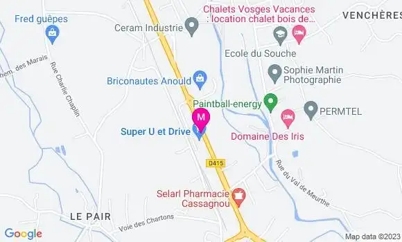 Localisation Super U