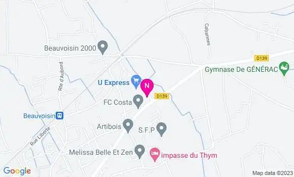 Localisation Super U
