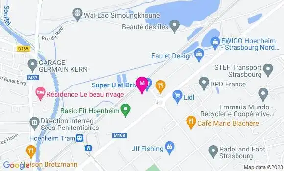 Localisation Super U