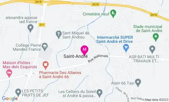 Localisation Intermarché Station