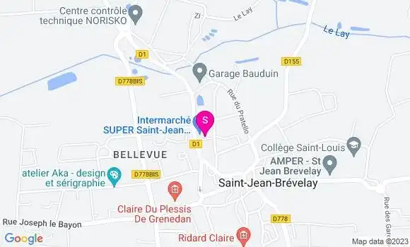 Localisation Intermarché Station