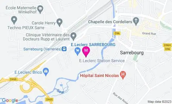 Localisation Station Leclerc