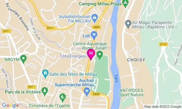 Localisation Relais du Stade