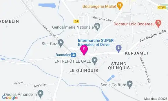 Localisation Intermarché Station