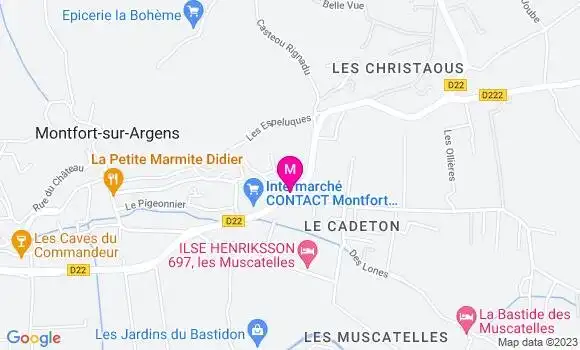 Localisation Intermarché Station