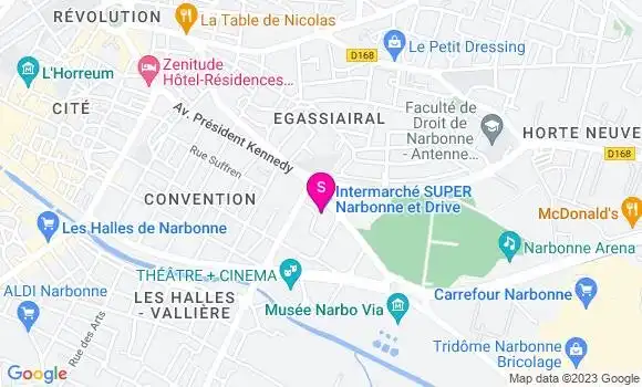 Localisation Intermarché Station