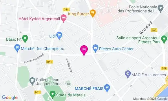 Localisation Station Bp