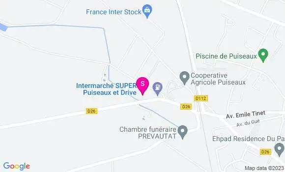 Localisation Intermarché Station