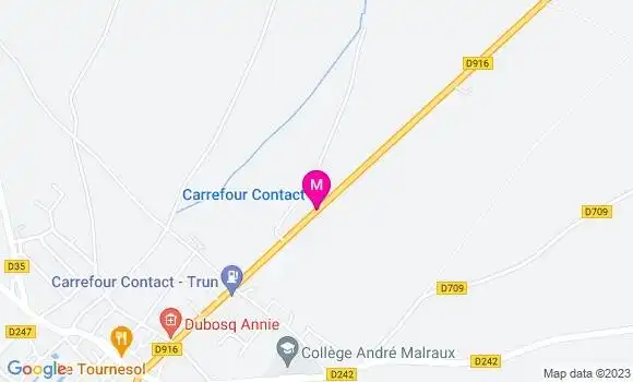 Localisation Carrefour Contact