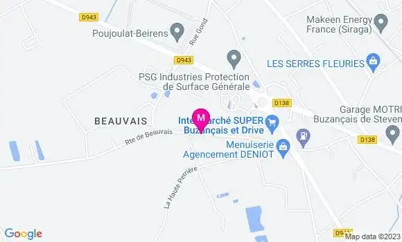 Localisation Intermarché Station