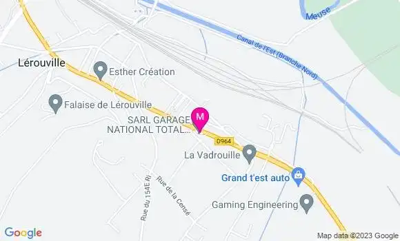 Localisation Garage National
