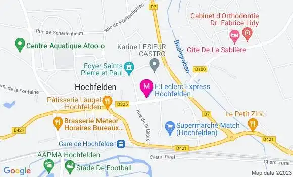 Localisation Leclerc Express