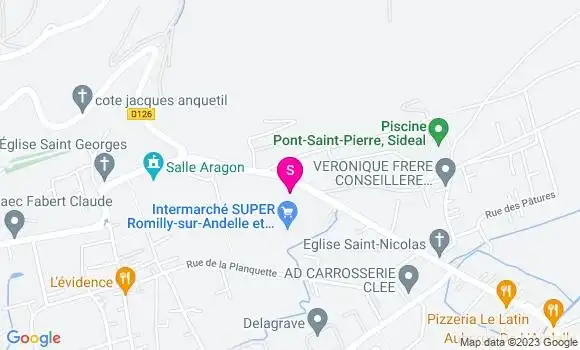 Localisation Intermarché Station