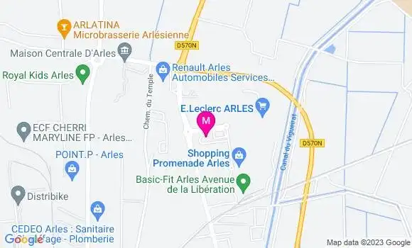 Localisation Station Leclerc