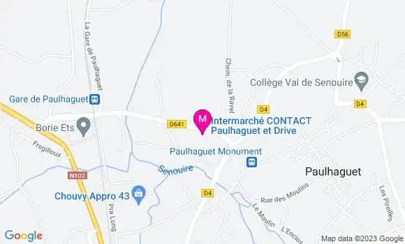Localisation Intermarché Station