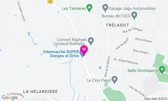 Localisation Intermarché Station