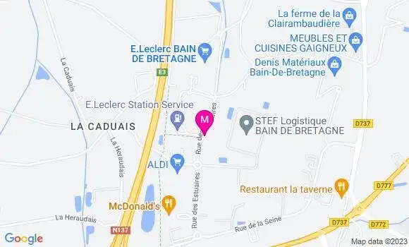 Localisation Station Leclerc