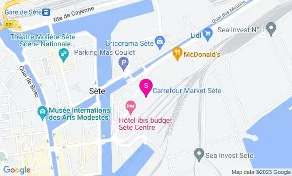 Localisation Station Carrefour