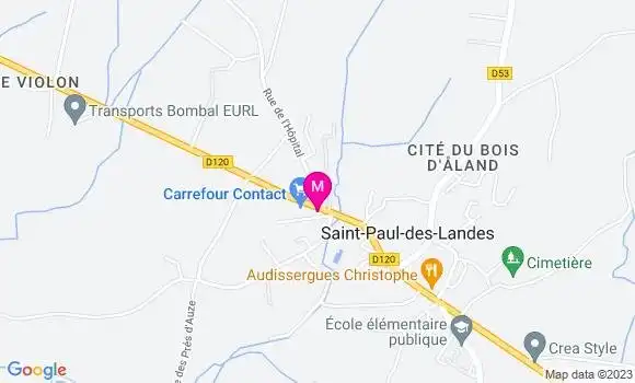 Localisation Carrefour Contact