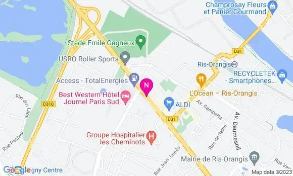 Localisation Relais de Ris