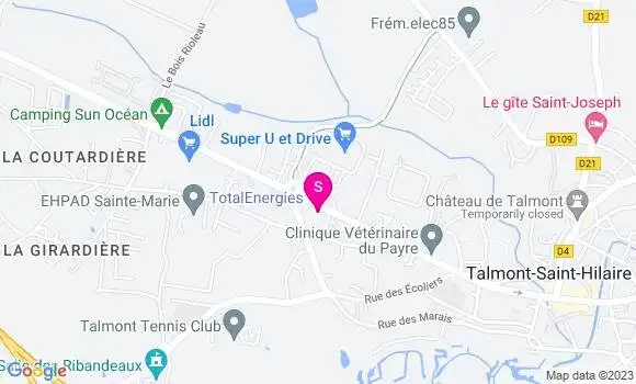 Localisation TotalEnergies