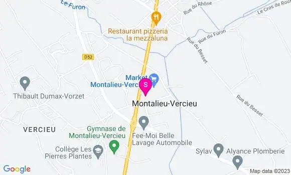 Localisation Carrefour Market