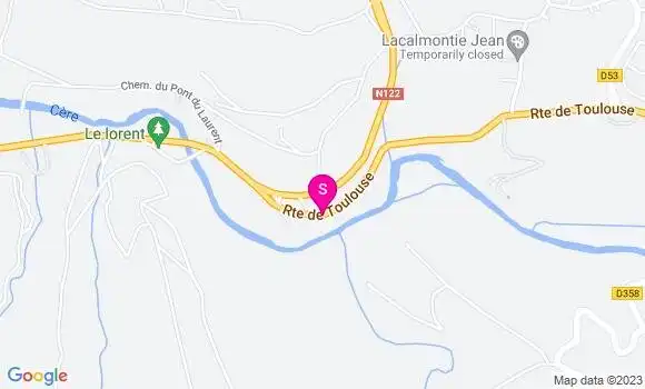 Localisation Labouygues Patrick