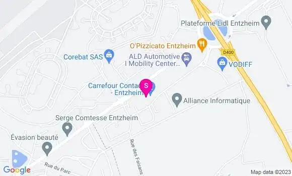 Localisation Carrefour Contact