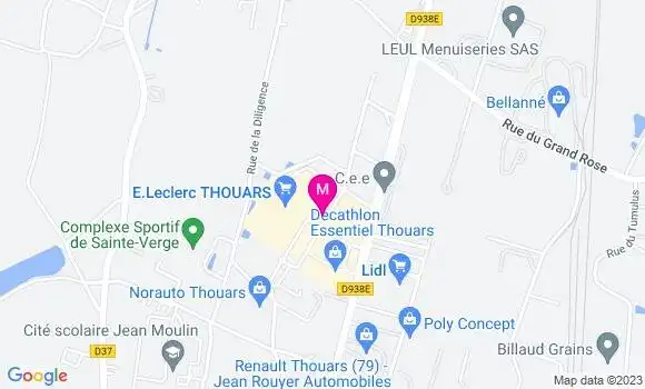Localisation Station Leclerc