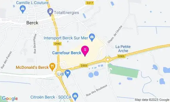 Localisation Station Carrefour