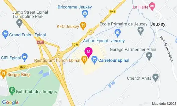 Localisation Carrefour