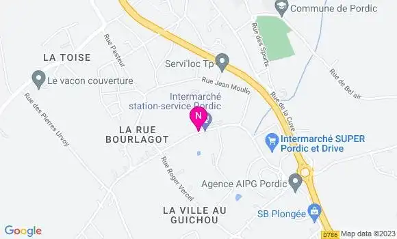 Localisation Intermarché Station
