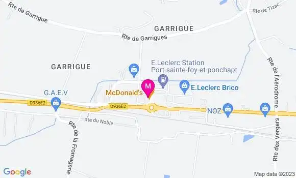 Localisation Station Leclerc