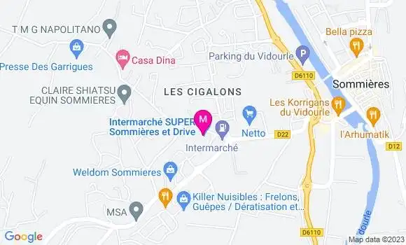 Localisation Intermarché Station