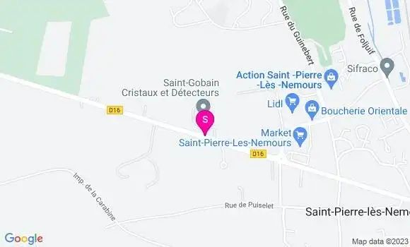 Localisation Carrefour Market