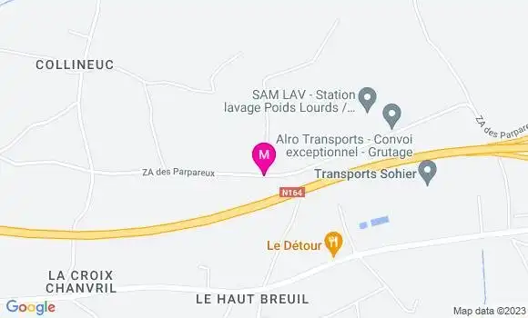 Localisation Station des Parpareux