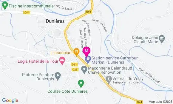 Localisation Carrefour Market