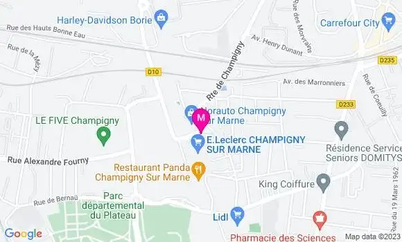 Localisation Station Leclerc