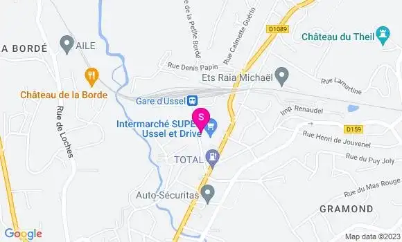 Localisation Intermarché Station