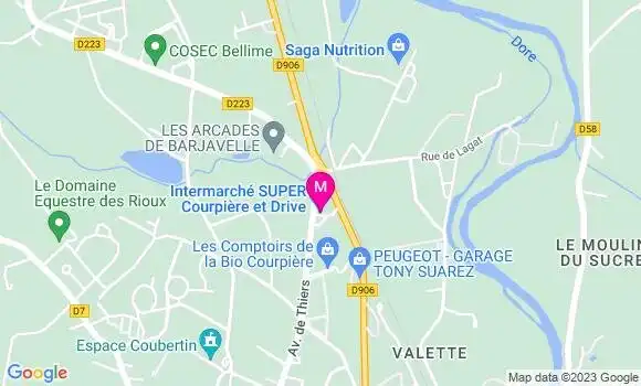 Localisation Intermarché Station