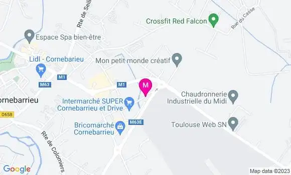 Localisation Intermarché Station