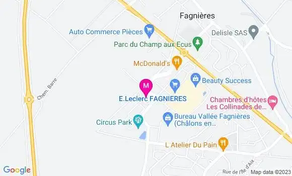 Localisation Station Leclerc