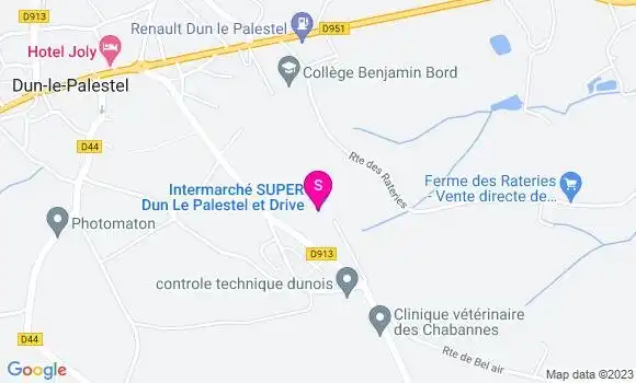 Localisation Intermarché Station