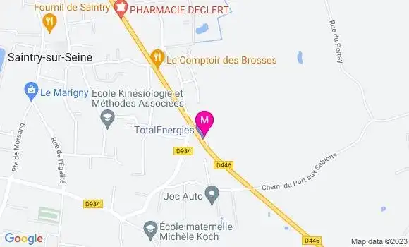 Localisation Garage des Bross