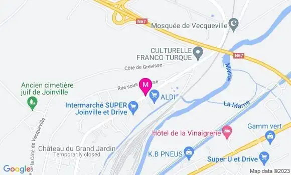 Localisation Intermarché Station